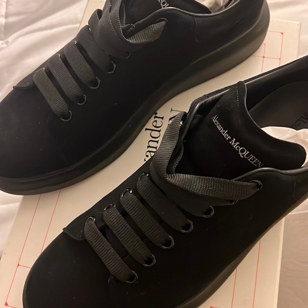 All black Alexander McQueen